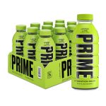 Prime Hydration Drink Sports Beverage "ORANGE," Naturally Flavored, 10% Coconut Water, 250mg BCAAs, B Vitamins, Antioxidants, 835mg Electrolytes, Only 20 Calories per 16.9 Fl Oz Bottle (Pack of 12)